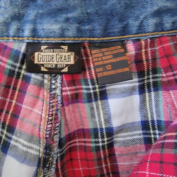Guide Gear Flannel Lined MOM Jeans Women Size 12 High Rise Relaxed Fit Med Wash - Picture 9 of 10